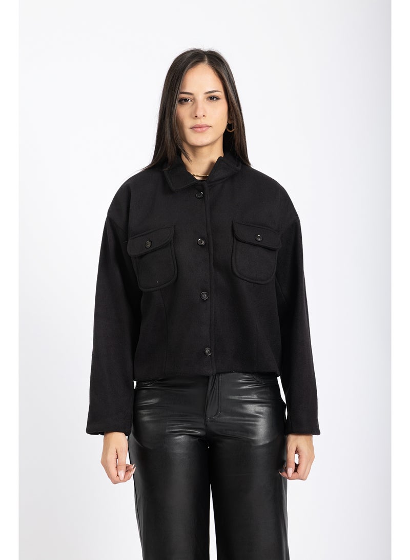 AMICI Wool jacket black - Image 3